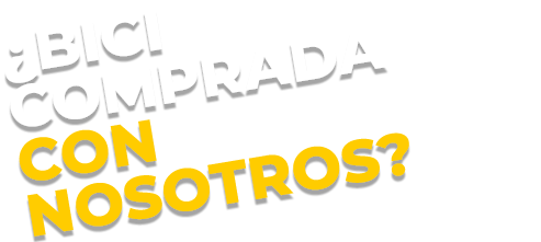 bici comprada con nosotros